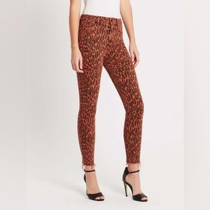 MOTHER Women's Skinny Jeans in Leopard Print